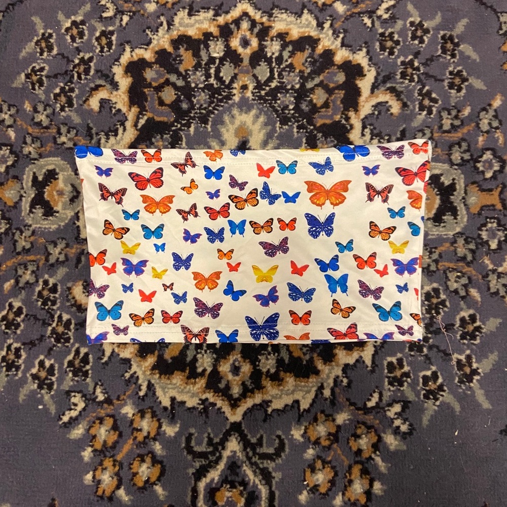 Butterfly tube top